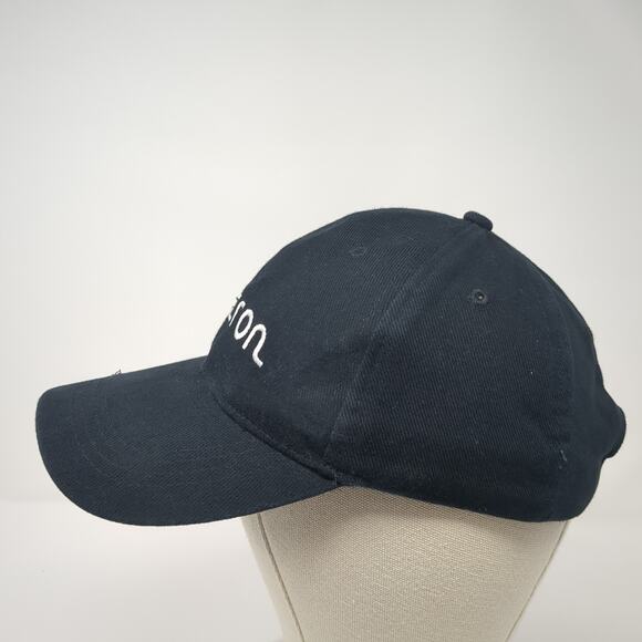 Micron Slideback Baseball Cap Black One Size Adjustable Promoshop Cotton - Picture 3 of 9